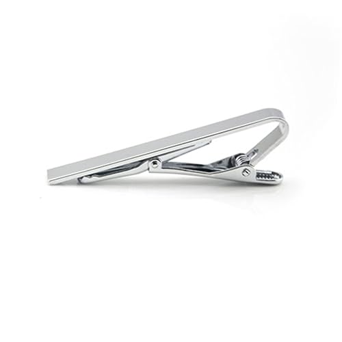 VANZACK 3 Stück Teiliges Krawattenklammer Herren Metall Glatt Glänzend Einfach zu Befestigen Federbelastet für Sicheren Halt Stilvoll für Business und Festliche Anlässe in Gold Silber und von VANZACK