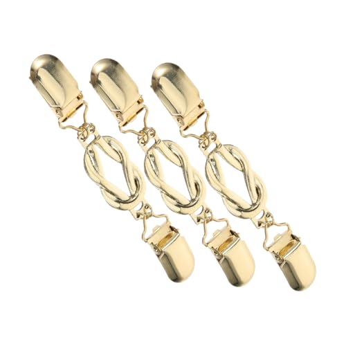 VANZACK 3 Stück Vintage Pullover Clip Cape Umhang Clip Retro Cardigan Schalkragen Verschluss Kleid Shirt Brosche Schal Kleider Hemd Klammern von VANZACK