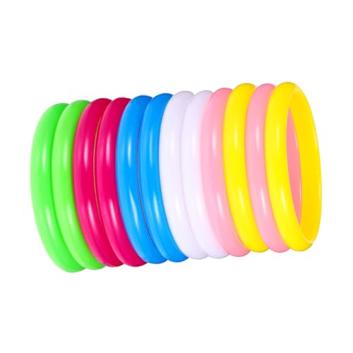 VANZACK 36 Stück Teiliges Kunststoff Armband Candy Farben Leichte Bunte Kinderarmbänder für Jungen und Mädchen Modische Retro Partyarmbänder Komfortabel und Vielseitig für Alltag und von VANZACK