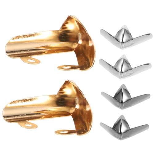 VANZACK 3Paare Metall Schuhspitzenüberzüge für High Heels Dekorative Spitzenkappen Gunmetal Beschädigungen Kratzern für Damen High Heels VANZACK 3Paare Metall Schuhspitzenüberzüge für High Heels Dekorative Spitzenkappen Gunmetal Beschädigungen Kratzern für Damen High Heels von VANZACK