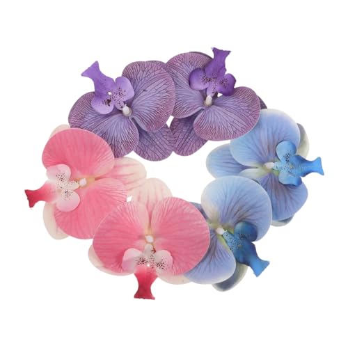 VANZACK 3paar Blumen-schuhschnallenclips Für Damen Orchideen-design Dekorative Schuh-accessoires Langlebige Materialien Leicht Und Komfortabel Für Sommerausflüge von VANZACK