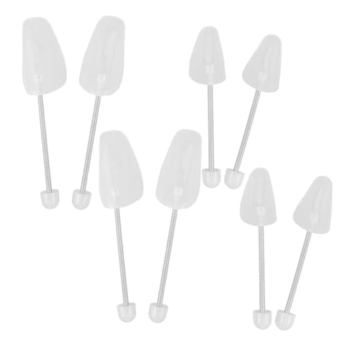 VANZACK 4 Paare Verstellbare Kunststoff Schuhspanner für Damen und Herren Federbelastete Schuhformer zur Formbewahrung Knitterfreie Schuhspitzen Langlebige Schuhhalter Inserts von VANZACK