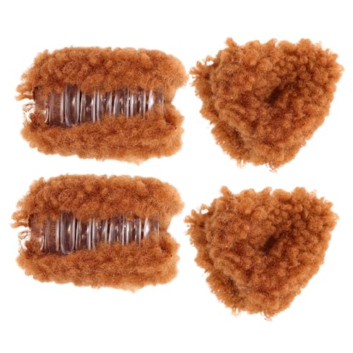 VANZACK 4 STÜCKE Plüsch Katzenohren Haarklammer Weiche Haarspangen Seitenclip für Damen Mädchen Flauschige Niedliche Haarclips zum Fixieren von und Feinem Haar Kompakt und Schonend von VANZACK