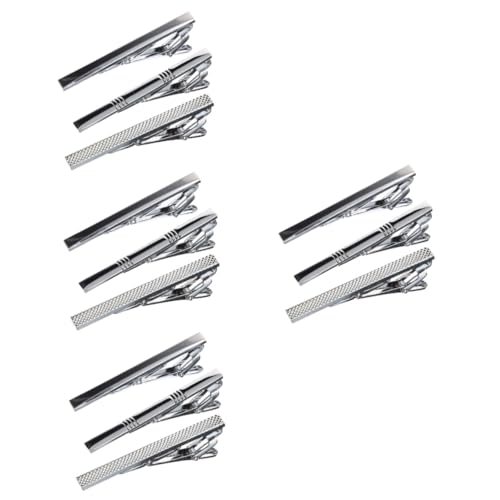 VANZACK 4 Sätze Herren Krawattenklammer Teilig Stilvolle Clips Für Anzug Business Hochzeit Festliche Anlässe Elegantes Accessoire Für Männer 3 Stück * 4 von VANZACK