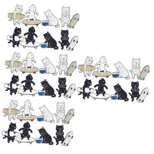 VANZACK 4 Sätze Legierungsbrosche Für Frauen Cartoon-emaille-broschen Katzen Brosche Tier Emaille Pin Brosche Für Emaille-anstecknadel Mit Katze Aus Legierung 8 Stück * 4 VANZACK 4 Sätze Legierungsbrosche Für Frauen Cartoon-emaille-broschen Katzen Brosche Tier Emaille Pin Brosche Für Emaille-anstecknadel Mit Katze Aus Legierung 8 Stück * 4 von VANZACK