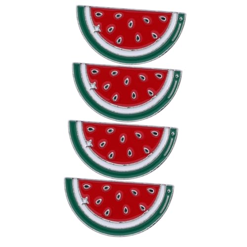 VANZACK 4 Stck. Wassermelonen Broschen aus Legierung Modische Anstecknadeln für Damen Vielseitige Kleidung Deko für Cardigans Kleider Schals bei Partys und Alltag von VANZACK