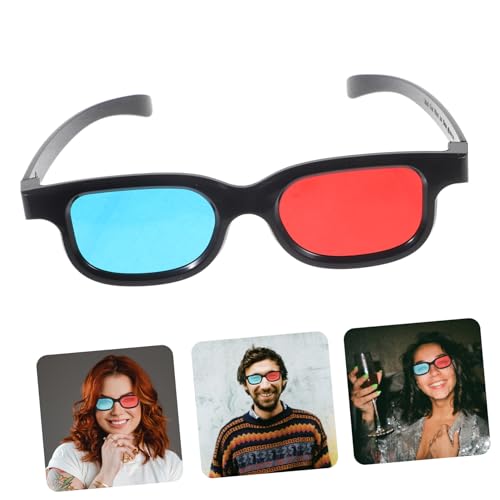 VANZACK 4 Stück Brillen aus Kunststoff Rot blaue Anaglyphen gläser für Filme und Spiele Kompatibel mit Tv Beamer und Projektor Langlebig für Frauen und Männer Geeignet VANZACK 4 Stück Brillen aus Kunststoff Rot blaue Anaglyphen gläser für Filme und Spiele Kompatibel mit Tv Beamer und Projektor Langlebig für Frauen und Männer Geeignet von VANZACK