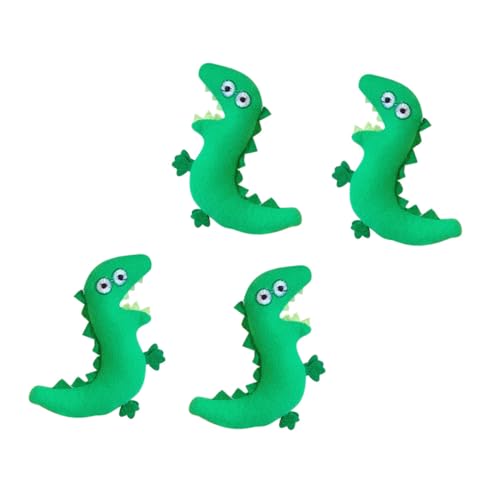VANZACK 4 Stück Teiliges Cartoon Dinosaurier Broschen Bunte Anstecknadeln als Kleidung Taschen Accessoires Dekorative Pins für Party Alltag Niedliche Dino Abzeichen für Erwachsene von VANZACK