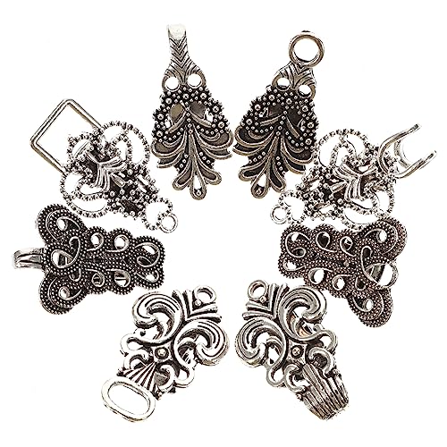 VANZACK 4 Stück Vintage Cardigan Clips Teiliges Set Retro Brosche für Pullover Kleid und Schal Clips für Kleidung Einfache Anwendung für von VANZACK