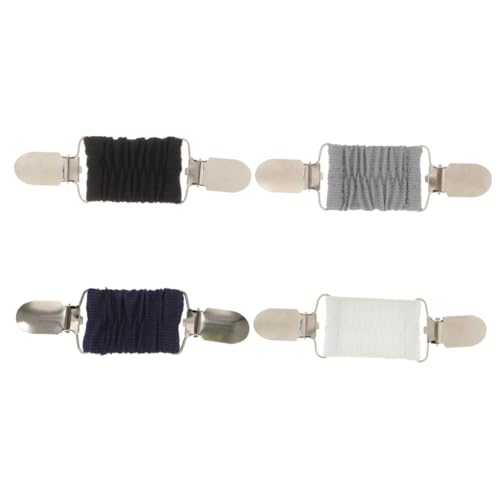 VANZACK 4Stücke Elastische Clips Schal Clips Rutschfeste Klammern für Pullover Strickjacken Anpassen von VANZACK