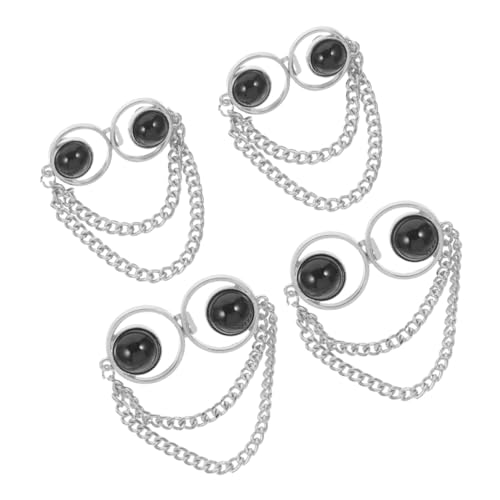 VANZACK 4Stücke Taillenstraffer Verstellbare Hosenknöpfe für Optimale für Jeans Hosen Kleider Nagelfrei für Formelle Informelle von VANZACK