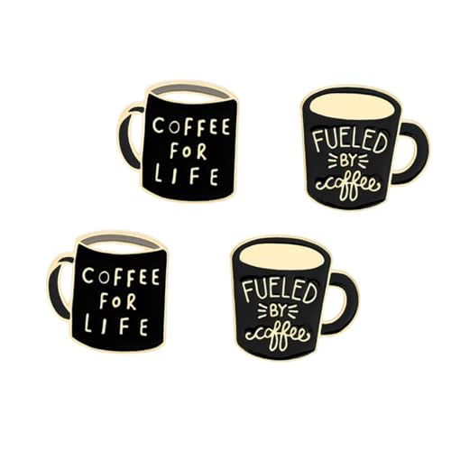 VANZACK 4 Stücke Kreative Unisex Brustnadel Brosche Legierung Kleidung Schmuck für Partys von VANZACK