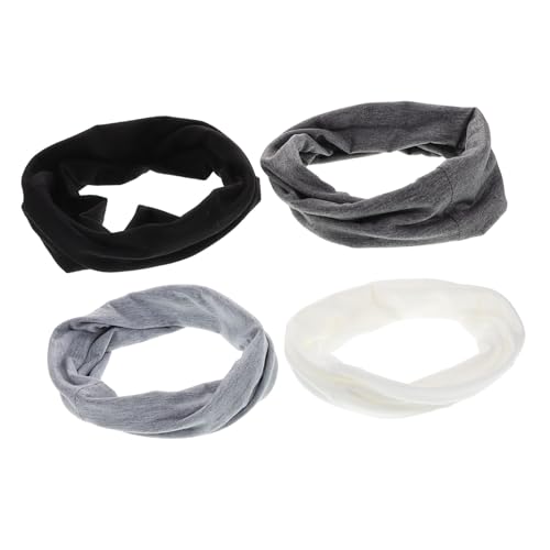 VANZACK 4stücke Elastisches Stirnband Für Damen Haarwickel Aus Dehnbar Und Rutschfest Für Sport Fitness Laufen Und Yoga Waschbar Und Komfortabel von VANZACK