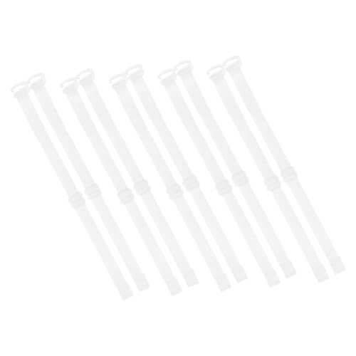 VANZACK 5 Paare Damen High Heels Schuhriemen Transparent Verstellbar Rutsch Abnehmbare Fersenriemen Komfortable Für Lockere Schuhe Geeignet von VANZACK