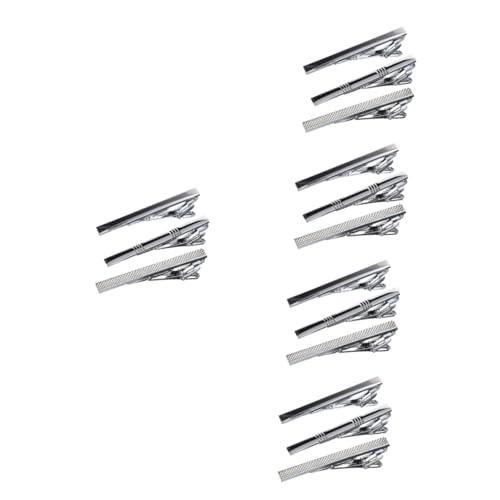 VANZACK 5 Sätze Herren Krawattenklammer Teilig Klassische Krawattennadel Für Hochzeiten Business Festlichkeiten Passend Für Anzüge Freizeitbekleidung 3 Stück * 5 von VANZACK