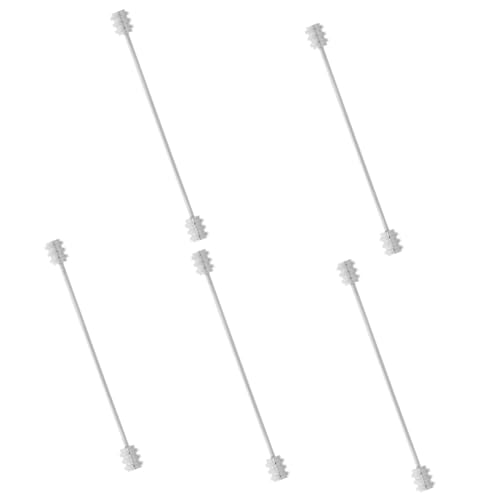 VANZACK 5 Stück Krawattennadel für Herren Silberne Kragenstift Krawattenklammer mit Spiralverschluss Langlebiges Material Perfektes Zubehör für Anzug Hemd Stilvolles Accessoire für von VANZACK