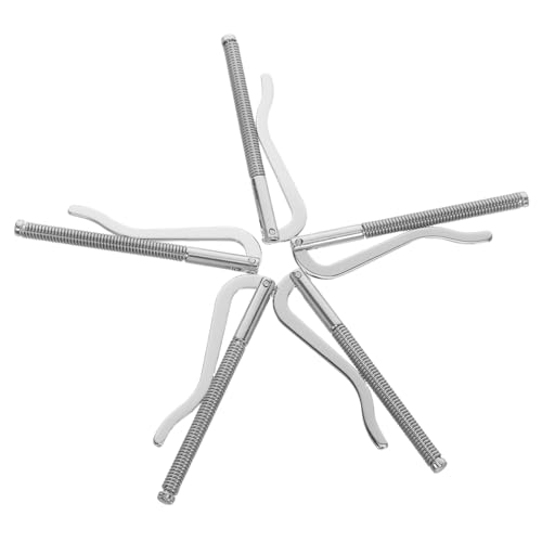 VANZACK 5 Stück Metallklammer mit Federmechanismus Hohe Festigkeit Langlebig und Robust Kompatibel mit Bifold Geldbörsen und Kreditkartenhaltern für DIY Geldbörsen und Männer von VANZACK
