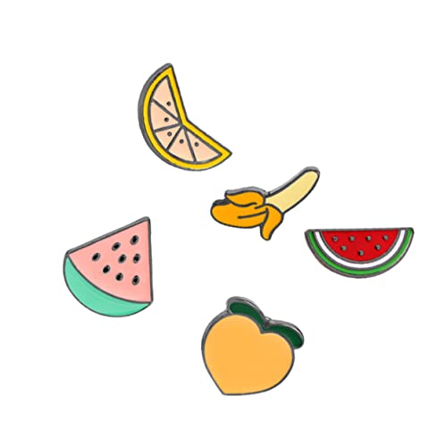 VANZACK 5Stücke Teiliges Brustnadel Broschen Dekoration Kostüm Requisiten für Freunde Mixed Style Wassermelone Avocado VANZACK 5Stücke Teiliges Brustnadel Broschen Dekoration Kostüm Requisiten für Freunde Mixed Style Wassermelone Avocado von VANZACK