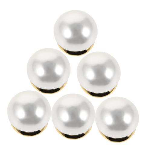 VANZACK 6 Stück Anti Exposure Perlenbrosche Magnetische Brosche Ersatzbrosche Magnetische Perlenbrosche Brosche Für Damen Kleidung Kleiderbrosche von VANZACK