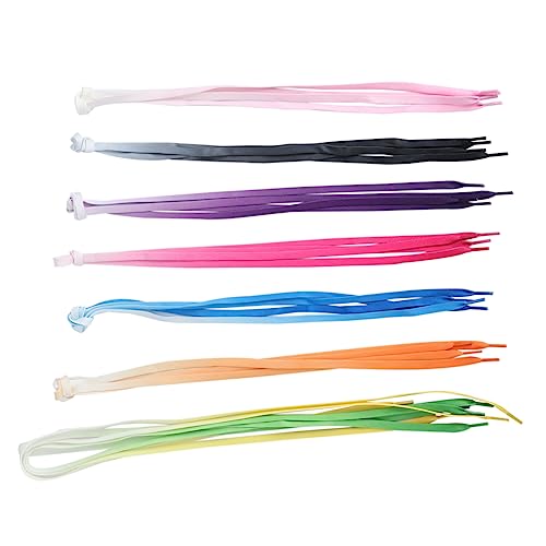 VANZACK 8 Paare Flache Bunte Schnürsenkel Hochwertigem Farbverlaufend Elastisch und Reißfest Kreative Schuhbänder für Damen Sneakers Sportschuhe und Freizeitschuhe VANZACK 8 Paare Flache Bunte Schnürsenkel Hochwertigem Farbverlaufend Elastisch und Reißfest Kreative Schuhbänder für Damen Sneakers Sportschuhe und Freizeitschuhe von VANZACK