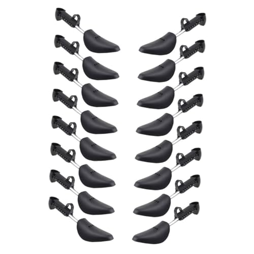 VANZACK 8 Paare Schuhspanner Verstellbar Kunststoff Schuhformer für Damen Anti verformung und Faltenprävention Leicht und Einfach zu Handhaben Erhaltung der Schuhform für Sportschuhe und von VANZACK
