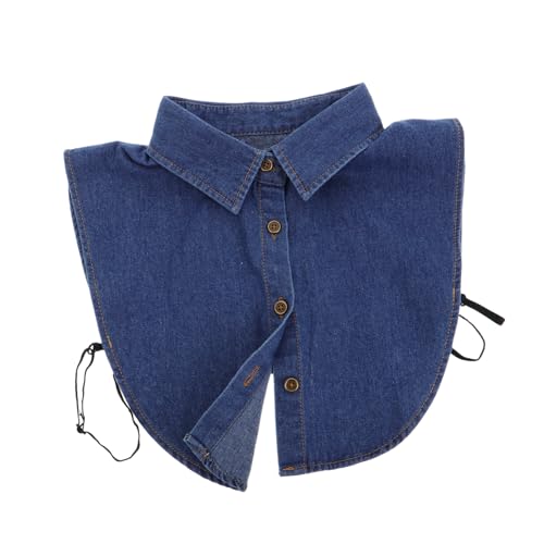 VANZACK Abnehmbare Damen Jeans Kragen Faux Dicky Kragen Halbes Shirt Blusenkragen Komfortabel Vielseitig für Freizeit und Formelle Outfits von VANZACK