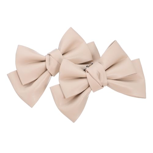 VANZACK Abnehmbare Schleifen Schuhclips Damen Stilvolle Schwarze Bowknot Schuhverzierungen Wiederverwendbare Schuhbeschläge für High Heels Brautschuhe Alltag und Festliche Anlässe von VANZACK