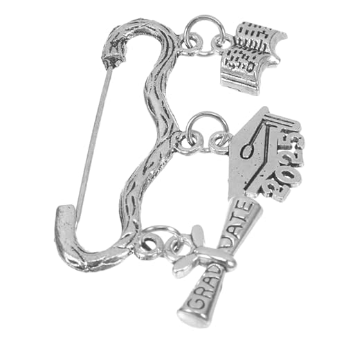 VANZACK Abschlusskappen Brosche Erinnerungsstück für Abschlussfeier Vielseitig Rucksack Anhänger Dekoration Persönlicher Gegenstände für Absolventen Vermittelt Unterstützung von VANZACK