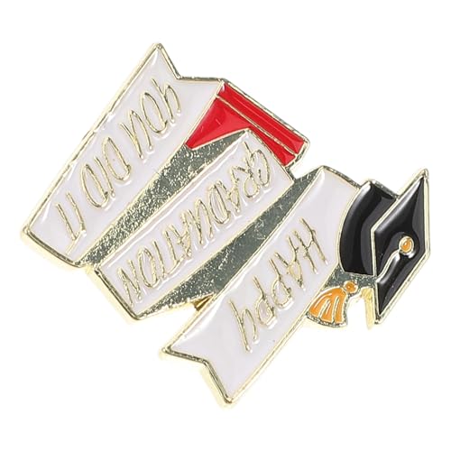 VANZACK Absolventenhut Brosche Anstecknadel Modisches Abschlussaccessoire für Kleidung und Hüte Vielseitiger Studenten Schmuck Langlebiges Erinnerungsstück von VANZACK