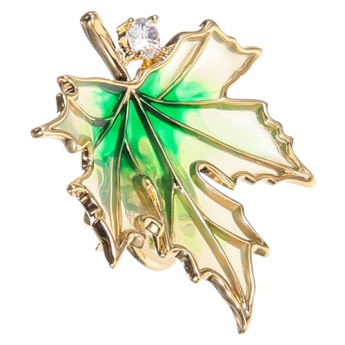 VANZACK Ahornblatt Brosche für Damen Dekorative Sicherheitsnadel Elegantes Accessoire Langlebigem für Festliche Anlässe für Kollegen zu Weihnachten von VANZACK