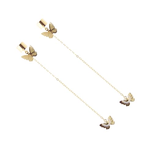 VANZACK Anti lost Ohrschmuck Schmetterling Ohrhaken Kabelloser Earphone Halter Damen Ohrmanschette Geschenk für Schule Büro Sport Camping von VANZACK