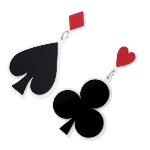 VANZACK Asymmetrische Poker Karten Ohrringe Damen Leichtgewichtiger Modeschmuck Trendiger Spielkarten Ohrhänger für Alltag und Besondere Anlässe VANZACK Asymmetrische Poker Karten Ohrringe Damen Leichtgewichtiger Modeschmuck Trendiger Spielkarten Ohrhänger für Alltag und Besondere Anlässe von VANZACK
