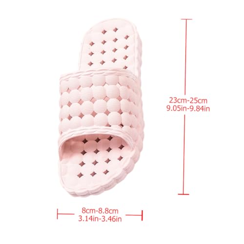 VANZACK Badeschuhe Damen Herren Rutschfeste Badeschlappen Sommer Hausschuhe mit Atmungsaktivem Hohlem Drainagesohlen Design Weiche Langlebige PVC Badslipper von VANZACK