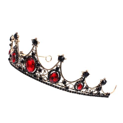 VANZACK Barock Damen Krone Hochzeit Haarschmuck Braut Diadem Tiara für Festliche Anlässe und Brautjungfern Zubehör von VANZACK
