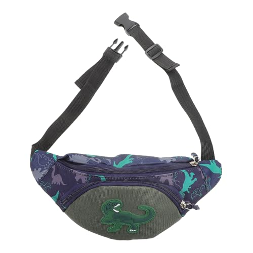 VANZACK Bauchtasche Dinosaurier Design Leicht Verstellbar mit Mehreren Fächern Crossbody Hüfttasche für Jungen Mädchen Trendige Gürteltasche für Alltag und Freizeit von VANZACK