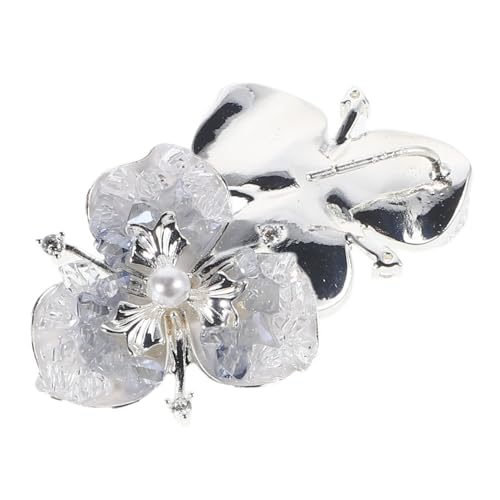 VANZACK Blauer Zirkonia Blüten Ohrstecker mit funkelndem Stein Leichte Schmuck ohrringe für Damen Eleganter Alltagsschmuck Geeignet für Büro und Festliche Anlässe von VANZACK