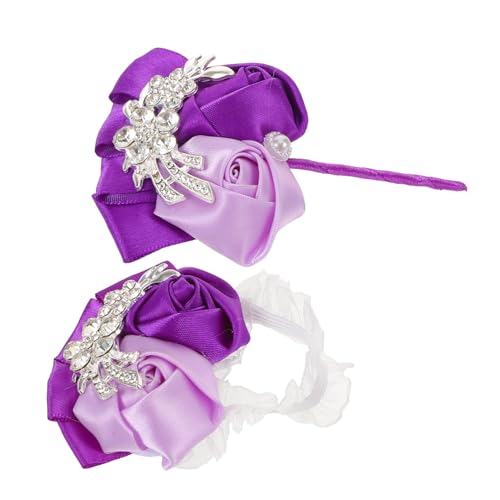 VANZACK Blumen Handgelenk Corsage Blumen Corsage Fürs Handgelenk Künstliche Brautjungfern Corsagen Für Die Hochzeit Braut Blume Hochzeits Fürs von VANZACK