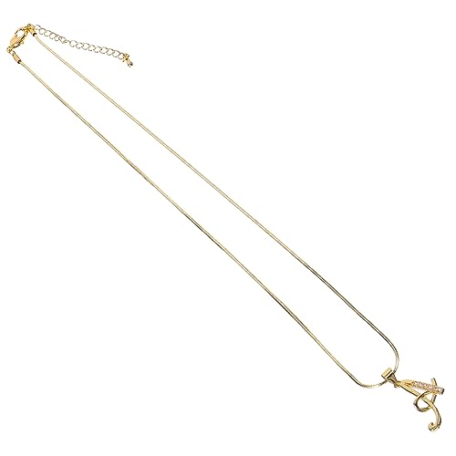 VANZACK Buchstaben Halskette Kupfer mit Zirkonia Anhänger Damen Schmuck für Teen Mädchen Alltag Party von VANZACK