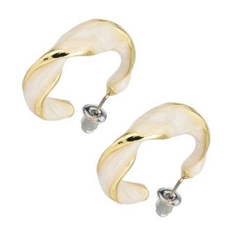 VANZACK C Förmige Spiralohrhänger Messing für Frauen Leichte Creolen Hautfreundlich Komfortabel Eleganter Ohrschmuck für Alltag Party Urlaub und Shopping VANZACK C Förmige Spiralohrhänger Messing für Frauen Leichte Creolen Hautfreundlich Komfortabel Eleganter Ohrschmuck für Alltag Party Urlaub und Shopping von VANZACK