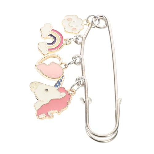VANZACK Cartoon Brosche Pin mit Herz Regenbogen Niedliche Anstecknadel für Kleidung Rucksack Robuste Broschen Zinklegierung Vielseitig Einsetzbar von VANZACK
