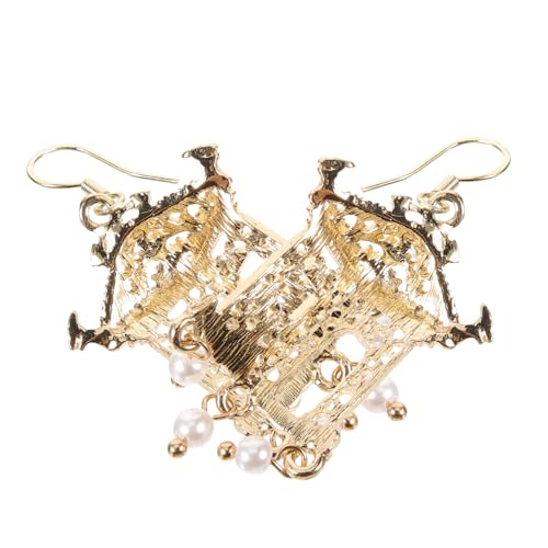 VANZACK Chinesische Stil Ohrringe Damen Tropfen Statement Ohrschmuck Kreative Antiallergische Ohrhaken Vintage Design für Hochzeit Geburtstag Party von VANZACK