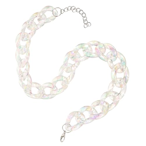 VANZACK Chunky Halskette mit Verstellbarer Gliederkette für Damen Modischer Schmuck Geometrisches Design für Trendbewusste Frauen Teens Perfektes Accessoire von VANZACK