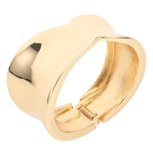 VANZACK Chunky Offene Armspange Damen Minimalistischer Geometrischer Metall Cuff Armband Verstellbar Komfortabel Schmuck Für Alltag Party Für Freundin Mutter von VANZACK
