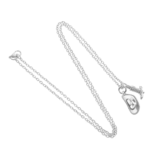 VANZACK Damen-halskette Mit Cowgirl-hut Und Stiefel-anhänger Filigraner Halsschmuck Aus Robustem Material Für Täglichen Gebrauch Modisches Accessoire Für Frauen VANZACK Damen-halskette Mit Cowgirl-hut Und Stiefel-anhänger Filigraner Halsschmuck Aus Robustem Material Für Täglichen Gebrauch Modisches Accessoire Für Frauen von VANZACK