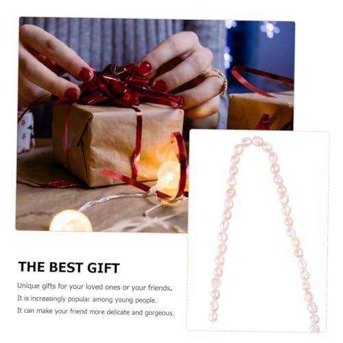 VANZACK DIY Perlenkette Barockperlen ca Bunte Naturperlen Schmuckherstellung Damen Halskette Bastelperlen für Individuelles Design von VANZACK