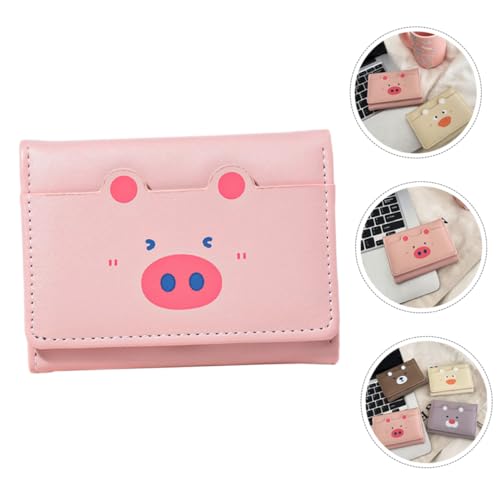 VANZACK Damen Kartenetui Kurzformat Cartoon Geldbörse mit Münzfach Schlanke Langlebige Geldtasche für Outdoor Shopping Modisch mit Viel Stauraum für Frauen von VANZACK