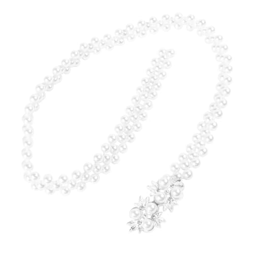 VANZACK Damen Waist Chain mit Perlen und Strass Eleganter Dekorativer Gürtel für Partykleider Vielseitig Einsetzbar Leicht und Langlebig für Veranstaltungen und Reisen von VANZACK