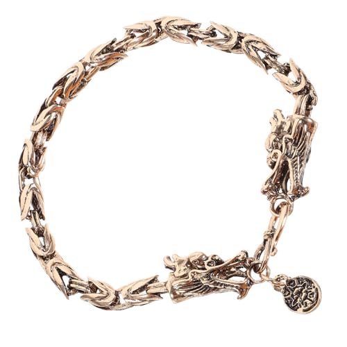 VANZACK Punk Armband Mit Drachenkopf Ästhetisches Herrenarmband Aus Neujahrsarmband Im Retro-look von VANZACK