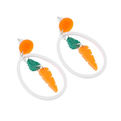 VANZACK Easter Carrot Earrings für Frauen Kreative Ohrhänger im Einzigartigen Design Deko für Ostern Stilvolle Ohrringe für Festliche Anlässe für Outfit VANZACK Easter Carrot Earrings für Frauen Kreative Ohrhänger im Einzigartigen Design Deko für Ostern Stilvolle Ohrringe für Festliche Anlässe für Outfit von VANZACK