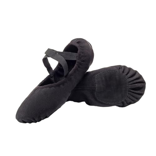 VANZACK Elastische Ballettschuhe Damen Schwarz Weiche Sohle Leicht und Strapazierfähig für Anfänger und Profis Tanz Trainingsschuhe Zufällige Farbe Zufällige Farbe von VANZACK